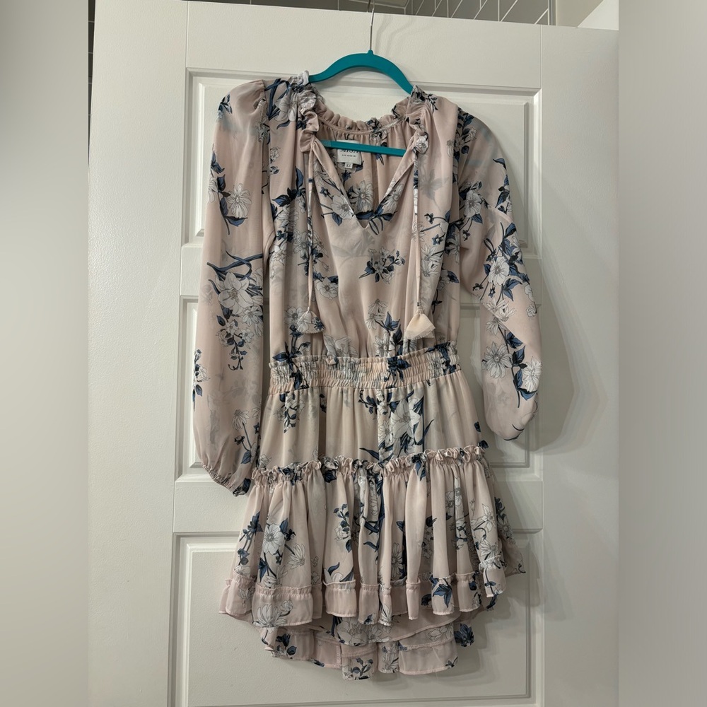 Misa Los Angeles XS pink floral dress